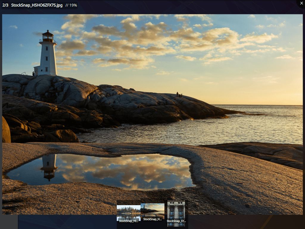 PhotoQt Image Viewer. Image gallery