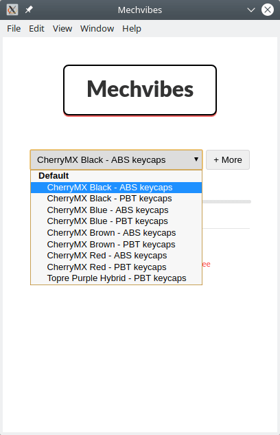 Mechvibes. Choose from pre-installed audio packages