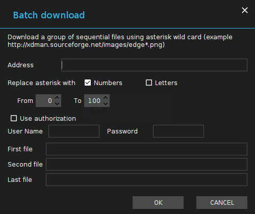 Xtreme Download Manager. Batch download