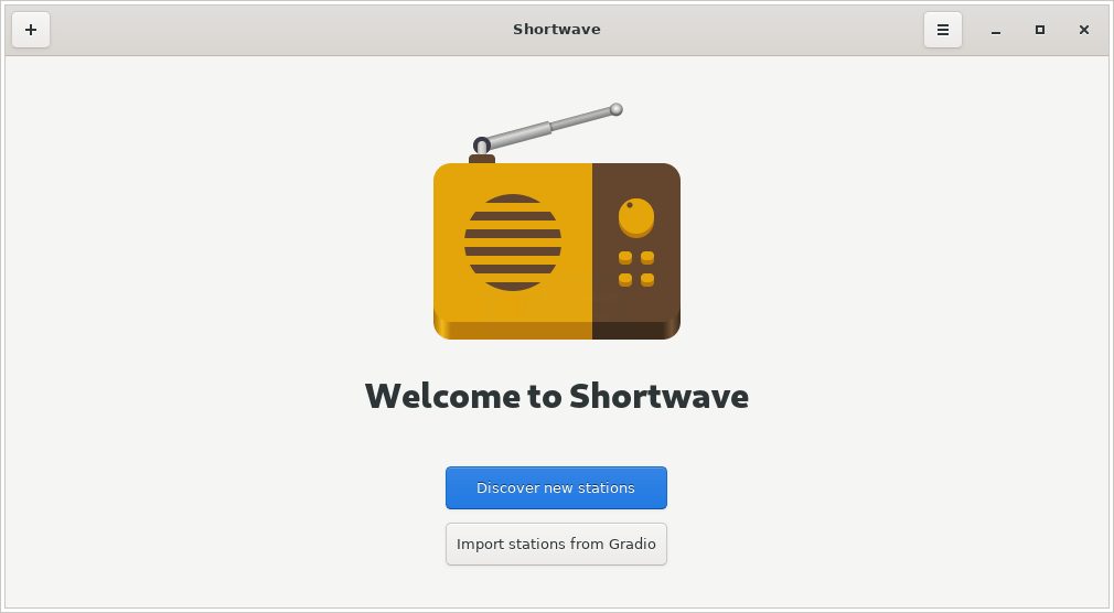 Shortwave. Start Window