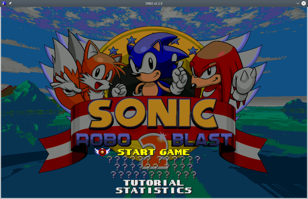 Sonic Robo Blast 2. Game Settings