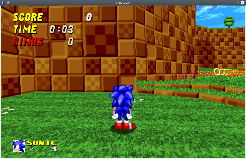 Sonic Robo Blast 2. The beginning of the game