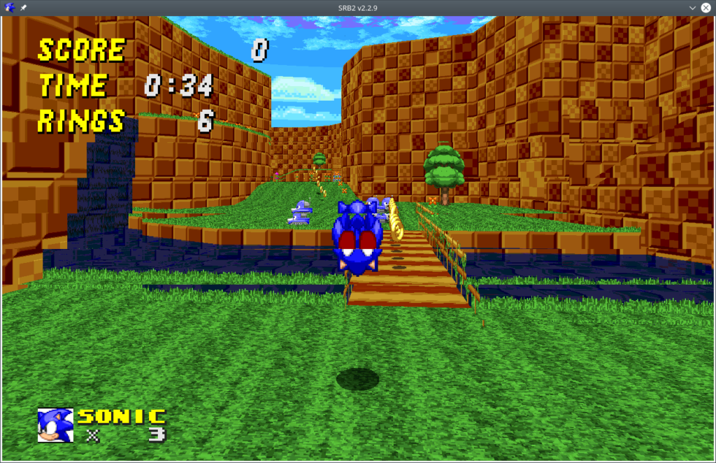 Sonic Robo Blast 2. The game process