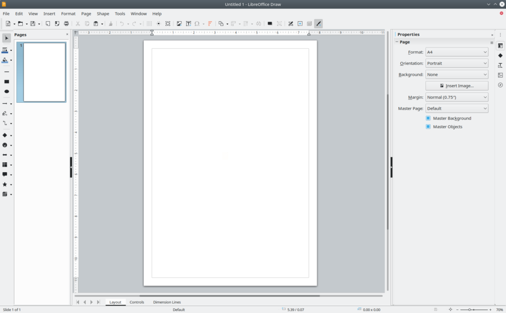 LibreOffice Draw. Vector Editor