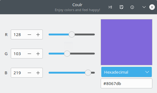 Coulr. Color selection