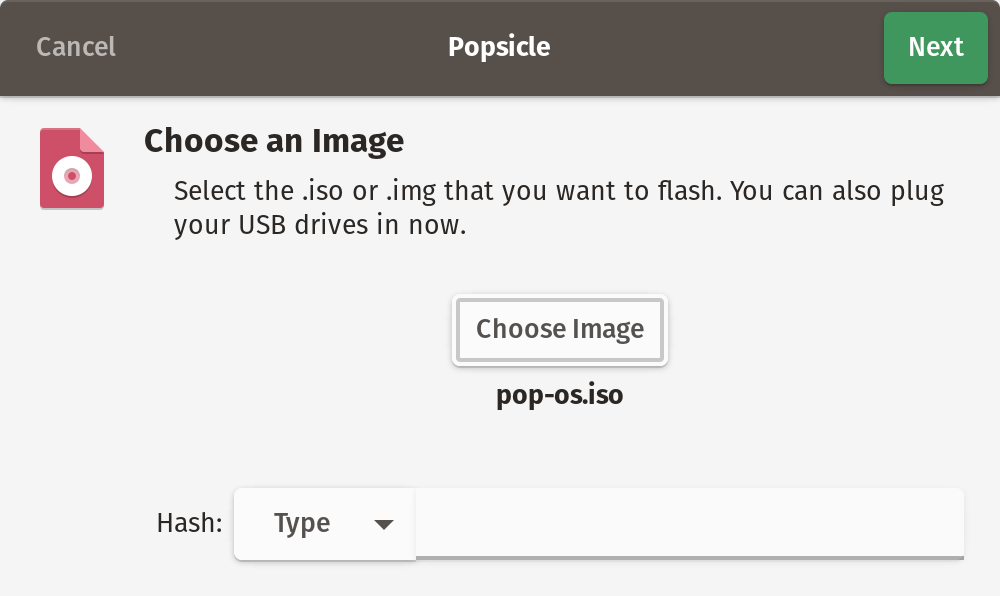 Popsicle. Image selection. The screenshot is taken from the official website
