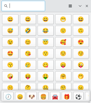 Smile. Emoticons of all categories
