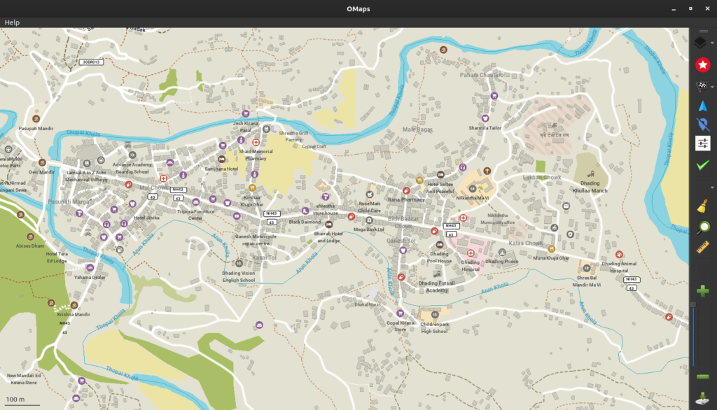 Organic Maps. Screenshot 3. The screenshot is taken from the official website