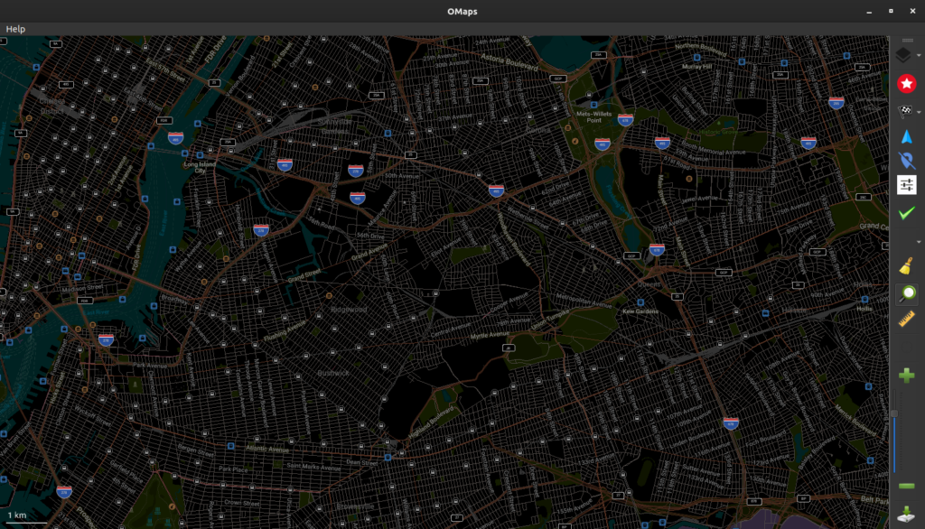 Organic Maps. Screenshot 4. The screenshot is taken from the official website