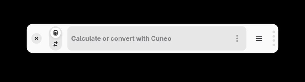 Cuneo. The main window of the program. Screenshot taken from the official website